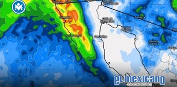 Alertan por lluvias fuertes y vientos en Baja California desde este lunes