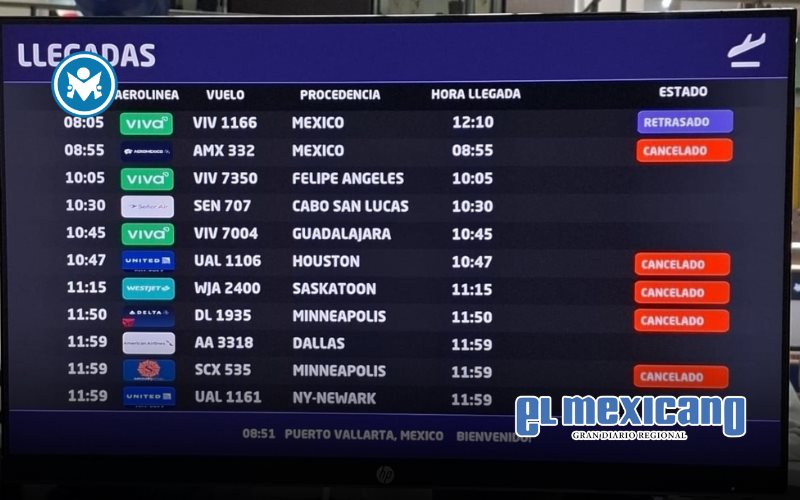 Cancelan 80 vuelos a Puerto Vallarta tras violencia y narcobloqueos por operativo contra El Mencho Cancelan 80 vuelos a Puerto Vallarta tras violencia y narcobloqueos por operativo contra El Mencho