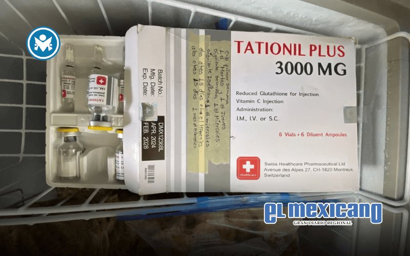 Tationil Plus, el tratamiento m&eacute;dico hallado en el refugio de El Mencho