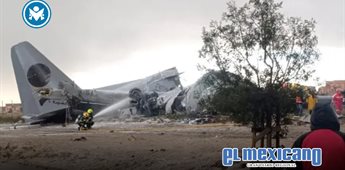 Accidente de avi&oacute;n militar de carga deja al menos 15 muertos en El Alto, Bolivia