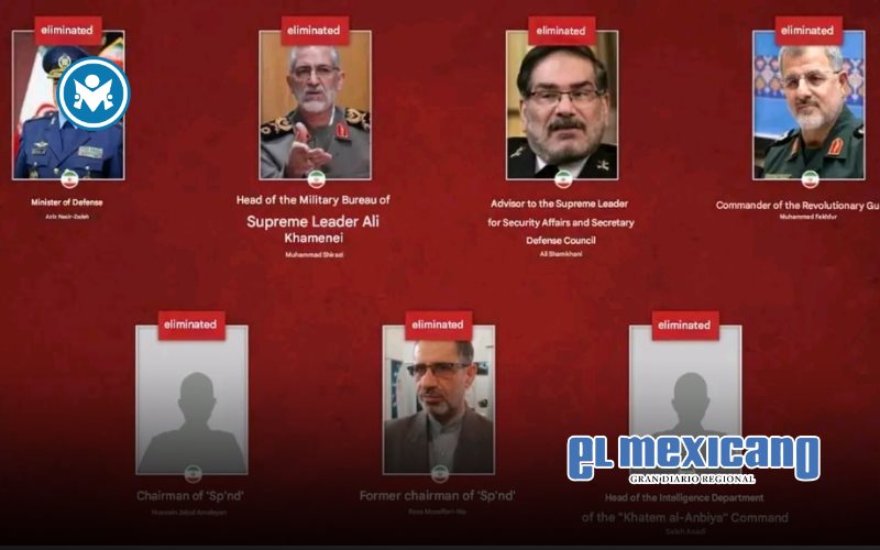Junto a Ali Khamenei cayeron altos mandos iraníes tras ataque Junto a Ali Khamenei cayeron altos mandos iraníes tras ataque