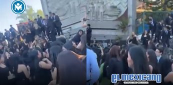 Otro templete se cae durante fotograf&iacute;a de generaci&oacute;n