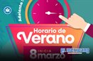 Horario de verano inicia este 8 de marzo Horario de verano inicia este 8 de marzo