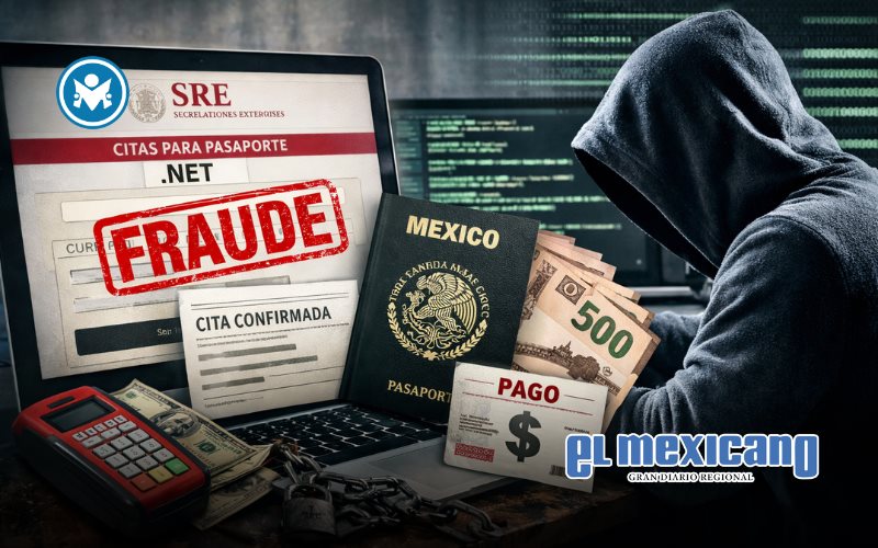Clonan portal de la SRE y defraudan con falsas citas para el pasaporte mexicano