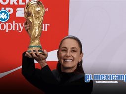 México recibe la Copa del Mundo rumbo al Mundial 2026; Sheinbaum anuncia 25 boletos gratuitos México recibe la Copa del Mundo rumbo al Mundial 2026; Sheinbaum anuncia 25 boletos gratuitos