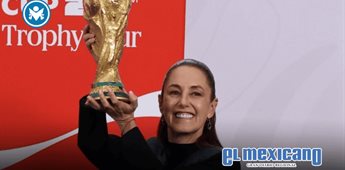 M&eacute;xico recibe la Copa del Mundo rumbo al Mundial 2026; Sheinbaum anuncia 25 boletos gratuitos