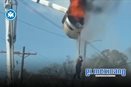 Trabajador queda atrapado en canastilla mientras su cami&oacute;n se incendia en Louisiana