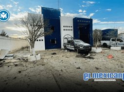 Ataque con explosivos contra comandancia deja tres polic&iacute;as heridos en Zacatecas