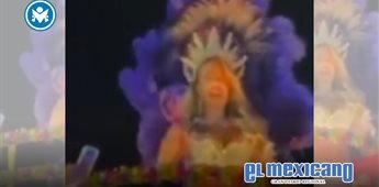 Ninel Conde sufre descarga el&eacute;ctrica en desfile de carnaval