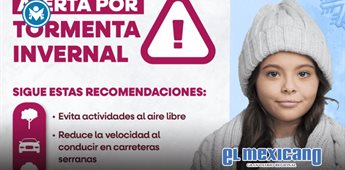 Alertan por cuarta tormenta invernal en Baja California