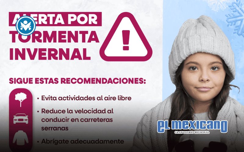 Alertan por cuarta tormenta invernal en Baja California