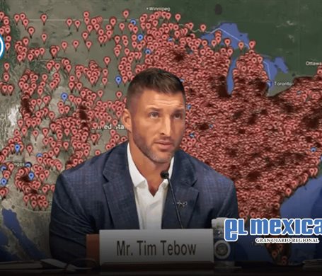 Tim Tebow alerta en el Senado de EU sobre crisis de abuso infantil en internet