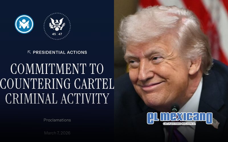 Donald Trump anuncia plan para desmantelar c&aacute;rteles delictivos