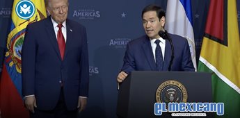 Marco Rubio habla en espa&ntilde;ol en cumbre impulsada por Trump y agradece apoyo de 12 pa&iacute;ses de Am&eacute;rica