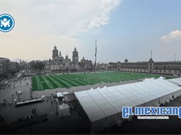 Z&oacute;calo buscar&aacute; R&eacute;cord Guinness con cancha de futbol gigante