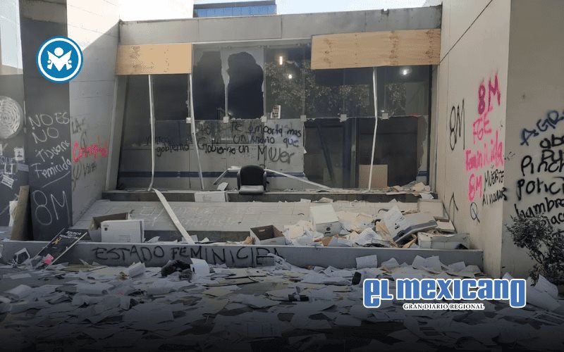 Documentos da&ntilde;ados en protesta del 8M en Fiscal&iacute;a eran copias: Marina del Pilar