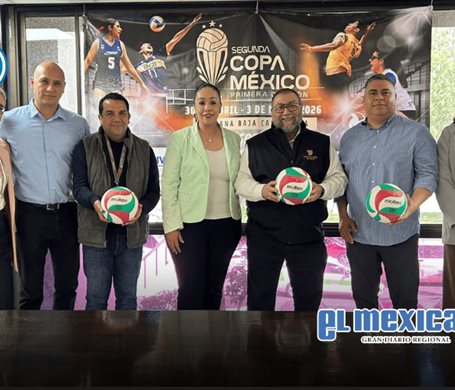 Anuncian en Tijuana la realizaci&oacute;n de la Copa M&eacute;xico de V&oacute;leibol de Primera Divisi&oacute;n 2026