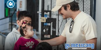 Diego Boneta visita Fundaci&oacute;n Tijuana Sin Hambre