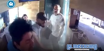 Captan brutal agresi&oacute;n contra guardia en caseta de fraccionamiento en Santa Catarina