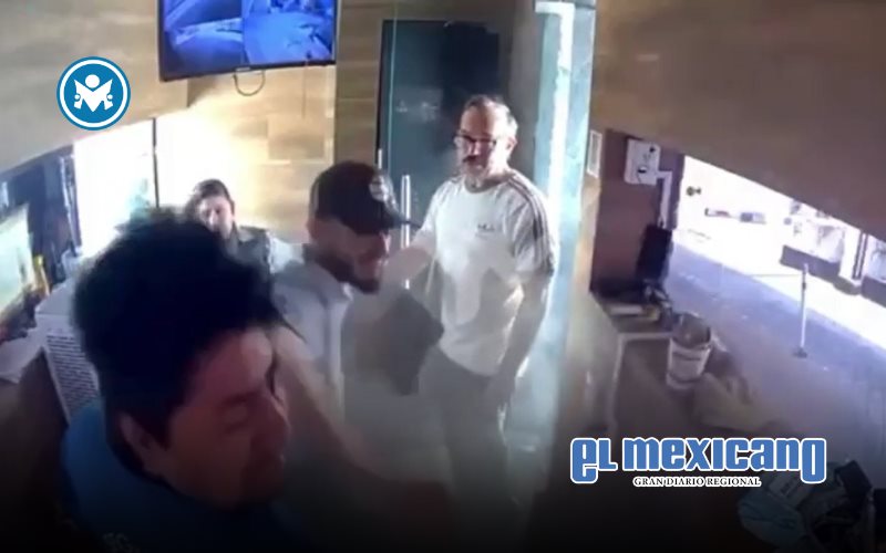 Captan brutal agresi&oacute;n contra guardia en caseta de fraccionamiento en Santa Catarina