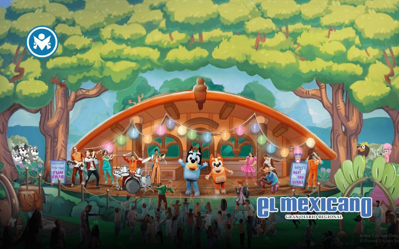 Disneyland lanza experiencia "Bluey&acute;s Best Day Ever!" con shows y comida tem&aacute;tica