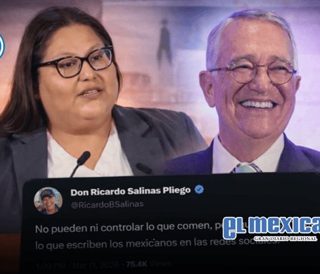 No pueden ni controlar lo que comen: Citlalli Hernández acusa a Salinas Pliego de violencia en redes y señala que X se negó a retirar publicaciones No pueden ni controlar lo que comen: Citlalli Hernández acusa a Salinas Pliego de violencia en redes y señala que X se negó a retirar publicaciones