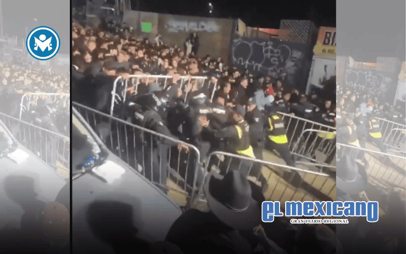 Estampida en Carnaval de Ensenada por concierto de Banda MS