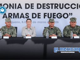 Destruye m&aacute;s de 1700 armas en BC para fortalecer la paz