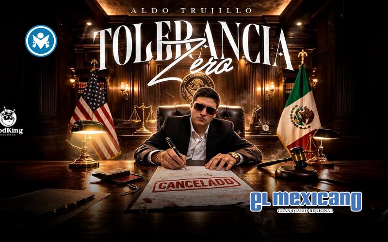 Aldo Trujillo lanza "Tolerancia Zero", un corrido que marca su resurgimiento musical