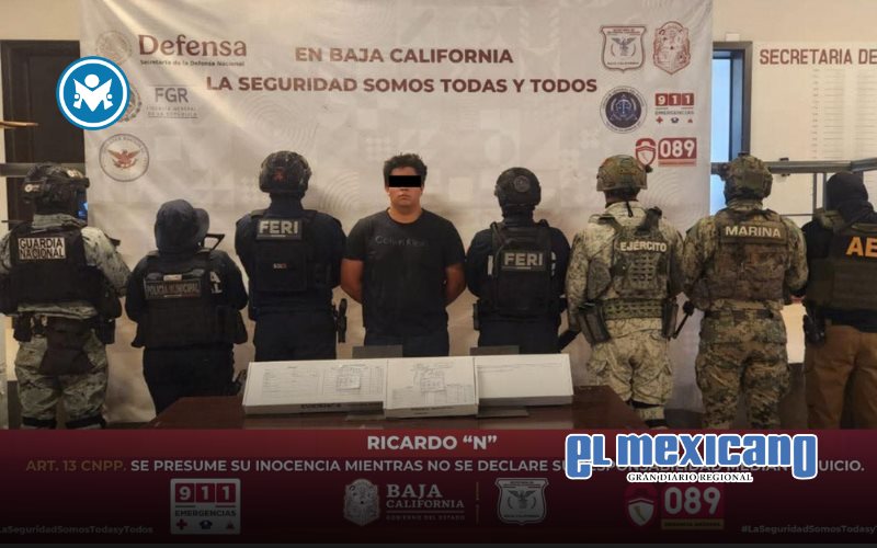 Aseguran con armas y cartuchos de grueso calibre a hermano de regidora de Tecate, Maria Quijada