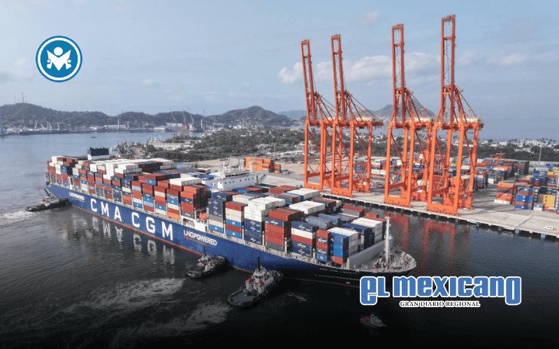 Puerto de Manzanillo recibe buques de gran calado y ampl&iacute;a su conectividad internacional