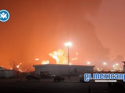 Cinco trabajadores mueren tras incendio en refiner&iacute;a de Dos Bocas