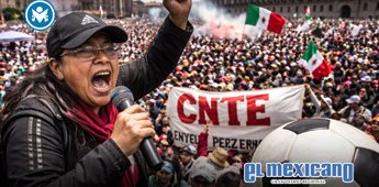 CNTE advierte que no rodar&aacute; el bal&oacute;n en el Mundial si no hay soluci&oacute;n a demandas magisteriales