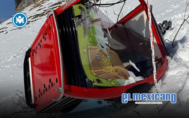 Mujer de 61 a&ntilde;os muere tras caer cabina de telef&eacute;rico en estaci&oacute;n de esqu&iacute; de Suiza