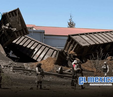 Tren de carga se descarrila en Aguascalientes; deja un muerto y varios heridos