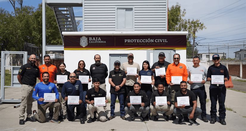 Protecci&oacute;n Civil concluye especializaci&oacute;n de rescate en ca&ntilde;ones
