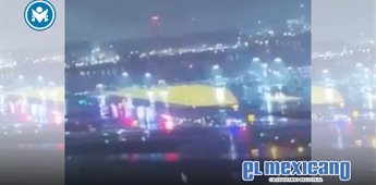 Video capta choque de avi&oacute;n Air Canada con cami&oacute;n en NY