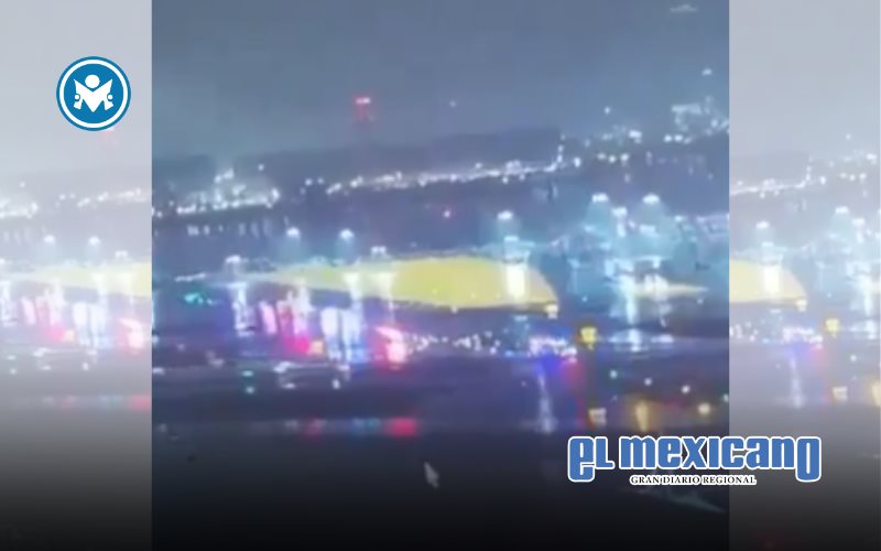 Video capta choque de avi&oacute;n Air Canada con cami&oacute;n en NY