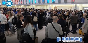 Largas filas en el aeropuerto LaGuardia de Nueva York por escasez de agentes de seguridad