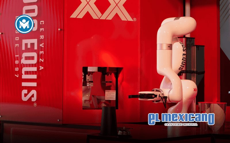 Dos Equis revoluciona los festivales con una barra rob&oacute;tica interactiva