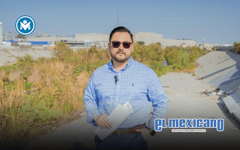 Miguel Loza exige a Conagua limpiar canalizaci&oacute;n del R&iacute;o Tijuana