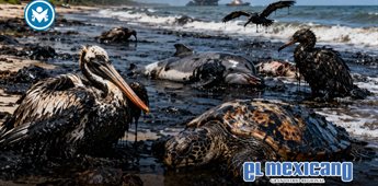 Derrame petrolero se extiende por 630 km en el Golfo de M&eacute;xico y genera alerta ambiental