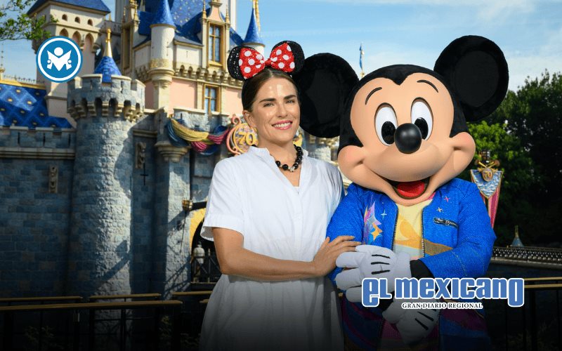 Karla Souza celebra el 70 aniversario de Disneyland Resort en California