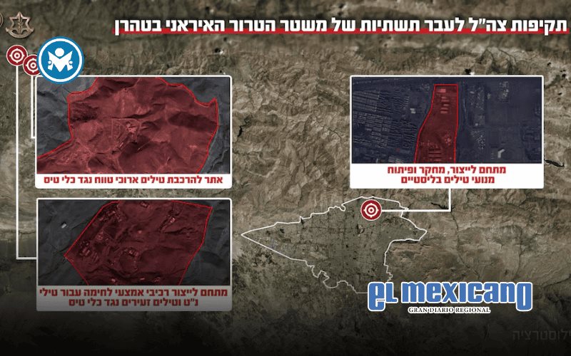 Israel lanza ataques contra defensas a&eacute;reas de Ir&aacute;n cerca del mar Caspio