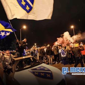 Bosnia celebra hist&oacute;rica clasificaci&oacute;n al Mundial 2026 con festejos en Sarajevo