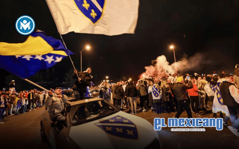 Bosnia celebra hist&oacute;rica clasificaci&oacute;n al Mundial 2026 con festejos en Sarajevo