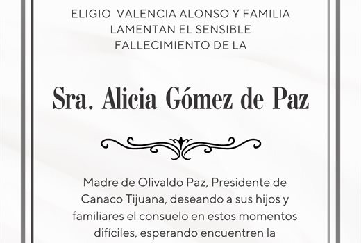 Alicia G&oacute;mez de Paz