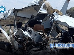 Se desploma avioneta en Huejotzingo: tres muertos y un herido grave
