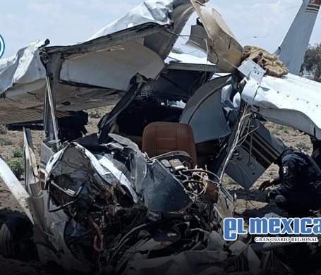 Se desploma avioneta en Huejotzingo: tres muertos y un herido grave