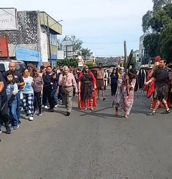 Así se vive el Viacrucis 2026 en Tijuana Así se vive el Viacrucis 2026 en Tijuana